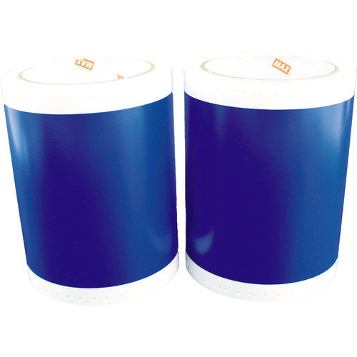 MAX บีป๊อป ใช้ในที่ร่ม แผ่นกว้าง 100มม. น้ำเงิน (รวม 2 ม้วน)