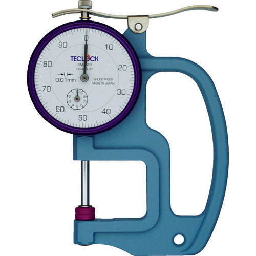 TECLOCK Dial Thickness Gauge Measurement Range 0-20mm
