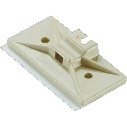 เข็มขัดรัดสายไฟชนิดฐานยึด PANDUIT งาช้าง 100 ชิ้น