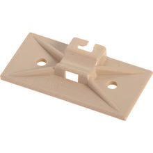 โหลดรูปภาพลงในโปรแกรมดูแกลเลอรี เข็มขัดรัดสายไฟชนิดฐานยึด PANDUIT งาช้าง 100 ชิ้น
