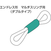 Load image into gallery viewer, Shirai reinforcement tube (endless type/for multi-sling) 1.6t x 0.5m double
