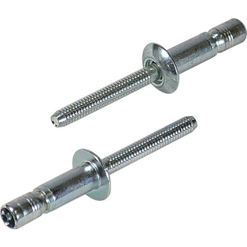 エビ　高強度ブラインドリベット　Ｓボルト（丸頭）　Φ４．８／板厚１１．０ｍｍ　（１００本入）