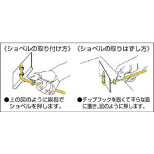 画像をギャラリービューアに読み込む, ＮＯＧＡ　チップフック用ショベル
