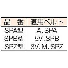 画像をギャラリービューアに読み込む, ＥＶＮ　ブッシングプーリー　ＳＰＡ　１２５ｍｍ　溝数１
