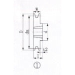 画像をギャラリービューアに読み込む, ＥＶＮ　ブッシングプーリー　ＳＰＺ　１１８ｍｍ　溝数１
