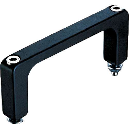 Rohde square aluminum handle 120x40 black