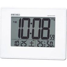 Load image into gallery viewer, Hanging radio clock with SEIKO thermo-hygrometer
