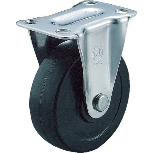 Xe cố định YUEI caster bánh cao su cứng đường kính 50