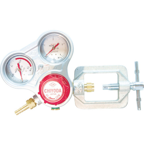 CHIYODA SEIKI acetylene regulator stout dry cutout built-in type