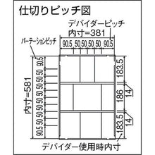 Tải hình ảnh vào trình xem thư viện, Xe goòng TRUSCO SR loại 600X400XH795 có hộc và vách ngăn màu xanh lá cây
