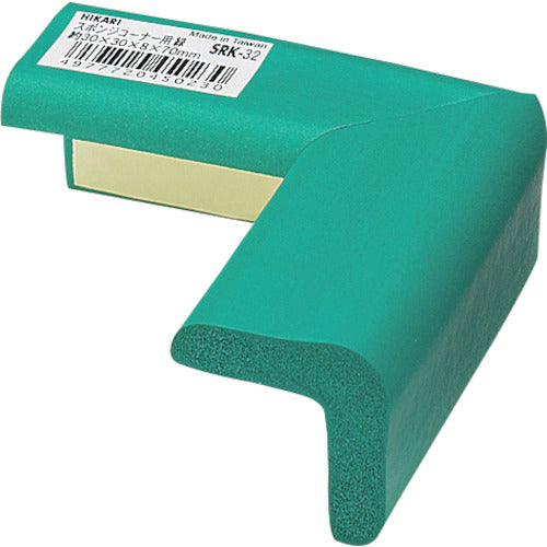 Light sponge corner green 30 x 30 mm