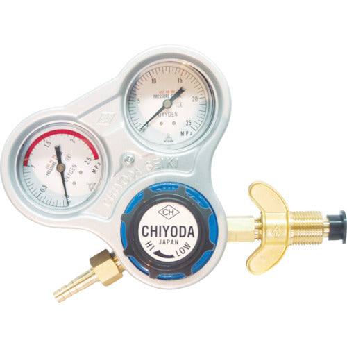 CHIYODA SEIKI Oxygen Regulator Stout (Kansai Style) Built-in Dry Safety Device