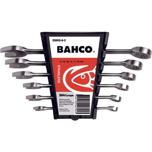 Bộ 6 BAHCO lê tổ hợp inox barco size mm