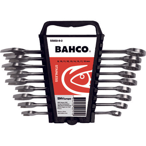 Bộ 9 BAHCO lê tổ hợp inox barco size mm