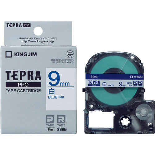 KING JIM Tepra PRO ตลับเทปกว้าง 9 มม. สีขาว
