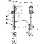 Load image into gallery viewer, IWATA sensor stand stainless steel series straight
