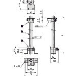 Load image into gallery viewer, IWATA sensor stand stainless steel series straight
