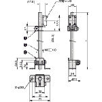 Load image into gallery viewer, IWATA sensor stand stainless steel series straight
