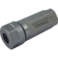 Giá đỡ ống kẹp máy tiện TRUSCO NC Giá đỡ ống kẹp mũi ngắn ER Loại SSL (hệ mét) đường kính cán 20 tổng chiều dài 62 cho ER16