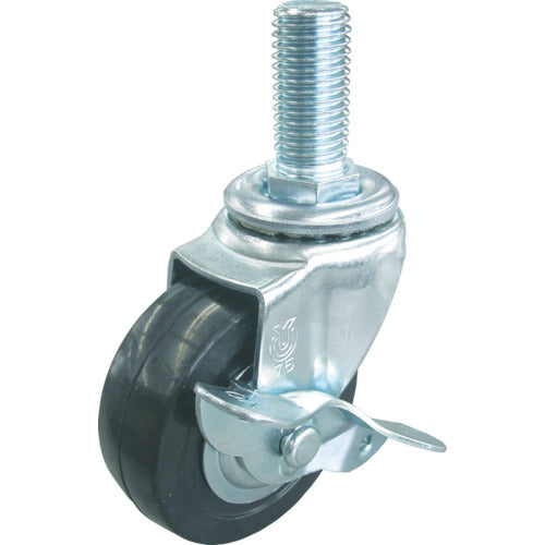 Bánh xoay có bánh xe bắt vít YUEI Bánh xe cao su cứng đường kính S 100