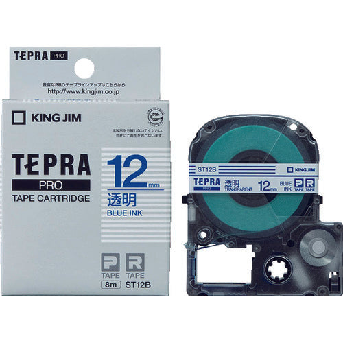 KING JIM Tepra PRO ตลับเทปกว้าง 12 มม. ใส