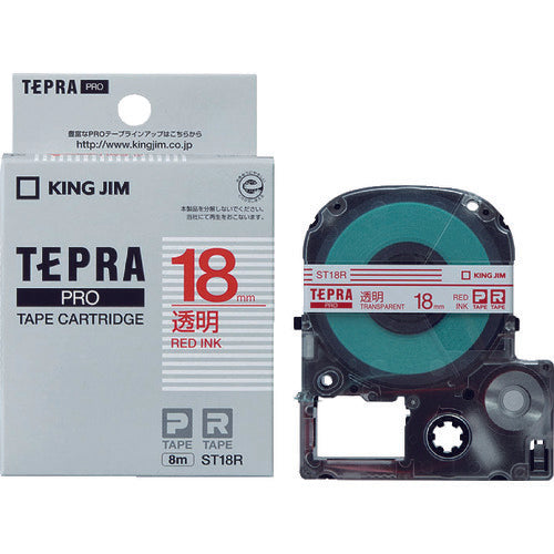 KING JIM Tepra PRO ตลับเทปกว้าง 18 มม. ใส