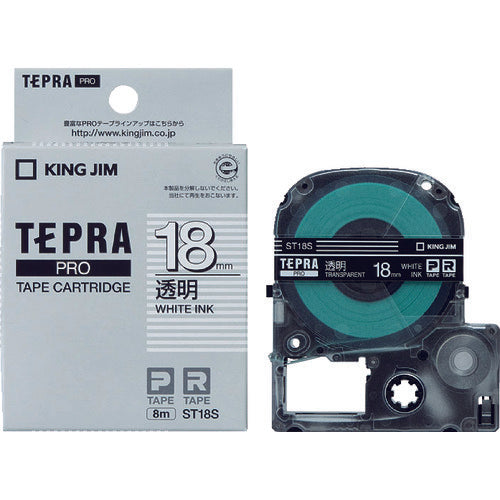 KING JIM Tepra PRO ตลับเทปกว้าง 18 มม. ใส