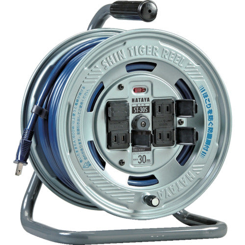 Cord reel with HATAYA temperature sensor Single phase 100V30M