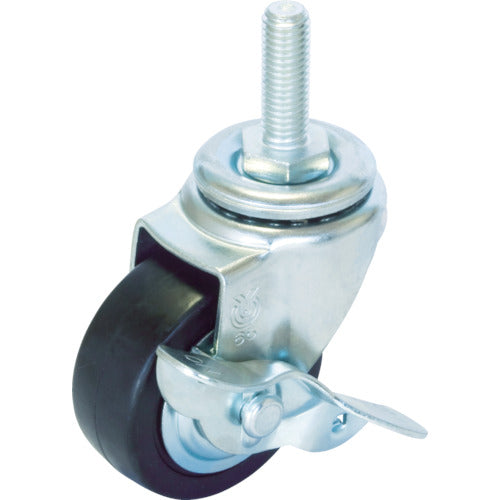 Bánh xoay có bánh xe bắt vít YUEI Bánh xe cao su cứng đường kính S 50
