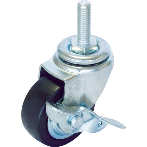YUEI Xe linh hoạt với bánh xe vít bánh xe cao su cứng đường kính S 65 P1.75