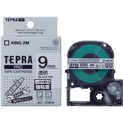 KING JIM Tepra PRO ตลับเทปกว้าง 9 มม. ใส