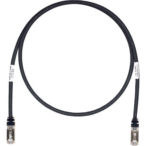 パンドウイット　ＣＡＴ６Ａ／ＣＡＴ６　シールドパッチコード　１０ｍ　黒　ＳＴＰ６Ｘ１０ＭＢＬ