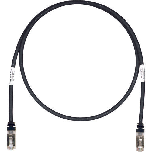 PANDUIT CAT6A/CAT6 สายแพทช์ชิลด์ 2.5 ม. สีดำ STP6X2.5MBL