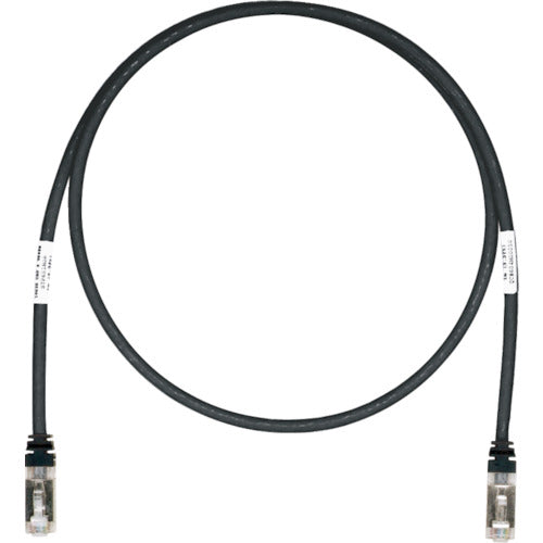 PANDUIT CAT6A/CAT6 สายแพทช์ชีลด์ 2 ม. สีดำ STP6X2MBL