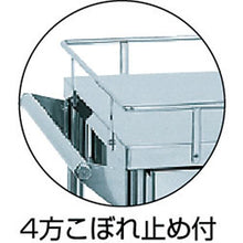 画像をギャラリービューアに読み込む, 米沢　ステンレスワゴン２列引出付
