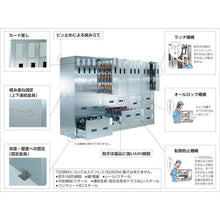 Load image into gallery viewer, TRUSCO earthquake-resistant chemical cabinet double-open type shelf sliding type 900 x 500 x H900
