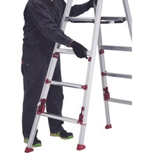 Load image into gallery viewer, Pika top-operated four-leg adjustable stepladder SXJ type
