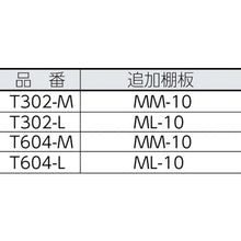 画像をギャラリービューアに読み込む, ＴＲＵＳＣＯ　バンラックケース　Ｌ型　両開き扉　８４４Ｘ４９０ＸＨ８８０
