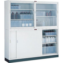 Load image into gallery viewer, TRUSCO chemical resistant storage cabinet glass sliding type 1760 x 400 x H880
