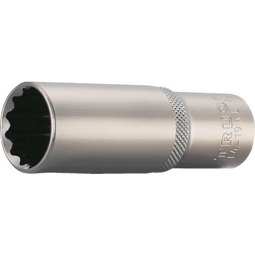 TRUSCO lỗ cắm sâu kiểu dodecagon góc chèn 12,7 phía đối diện 21 mm