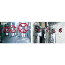 Load image into gallery viewer, TRUSCO valve open/close display plate oval type normally closed/5-piece set/70x47
