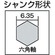 画像をギャラリービューアに読み込む, ＴＲＵＳＣＯ　六角軸充電ドライバービット　５．３×１００

