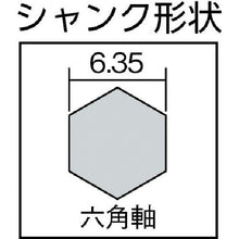 画像をギャラリービューアに読み込む, ＴＲＵＳＣＯ　六角軸鉄工ドリル　４．６ｍｍ
