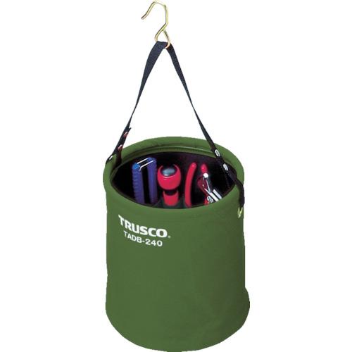 ＴＲＵＳＣＯ　アタッチメント付電工バケツΦ２００Ｘ２３０　ＯＤ色