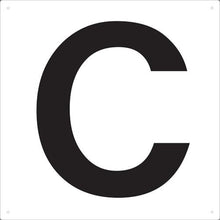 โหลดรูปภาพลงในโปรแกรมดูแกลเลอรี ＴＲＵＳＣＯ　表示板　アルファベット「Ｃ」　４２０Ｘ４２０
