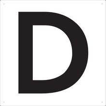 画像をギャラリービューアに読み込む, ＴＲＵＳＣＯ　表示板　アルファベット「Ｄ」　４２０Ｘ４２０
