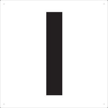 โหลดรูปภาพลงในโปรแกรมดูแกลเลอรี ＴＲＵＳＣＯ　表示板　アルファベット「Ｉ」　４２０Ｘ４２０
