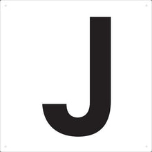 画像をギャラリービューアに読み込む, ＴＲＵＳＣＯ　表示板　アルファベット「Ｊ」　４２０Ｘ４２０
