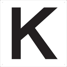 画像をギャラリービューアに読み込む, ＴＲＵＳＣＯ　表示板　アルファベット「Ｋ」　４２０Ｘ４２０
