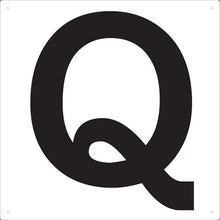 画像をギャラリービューアに読み込む, ＴＲＵＳＣＯ　表示板　アルファベット「Ｑ」　４２０Ｘ４２０
